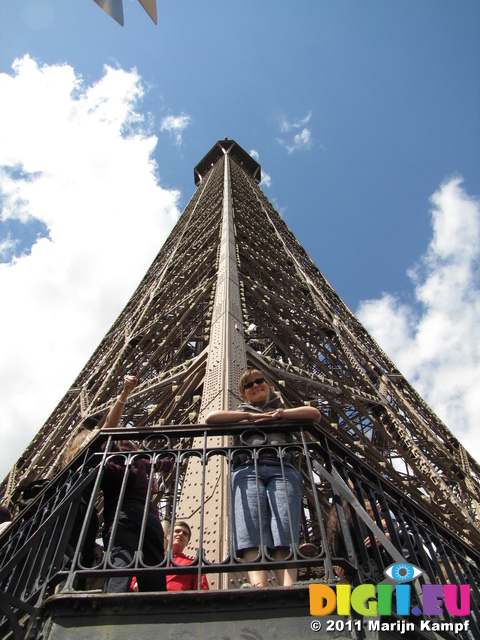 SX18434 Jenni on second level Eiffel tower